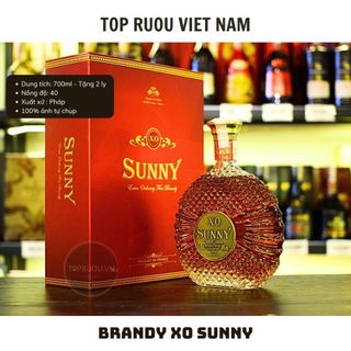 Hộp Quà Tết Brandy XO Pháp Tháp Leopold - Sunny - Matignon 700ml [Chính Hãng] [Top Rượu VN]