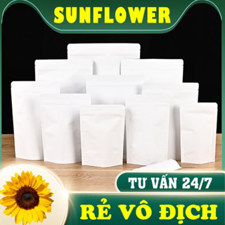 50 TÚI ZIP KRAFT TRẮNG - KHÔNG CỬA SỔ