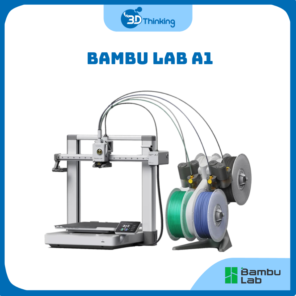  Máy In 3D Nhiều Màu Bambu Lab A1 Chính Hãng Bản Quốc Tế  Hỗ Trợ Kỹ Thuật Trọn Đời  