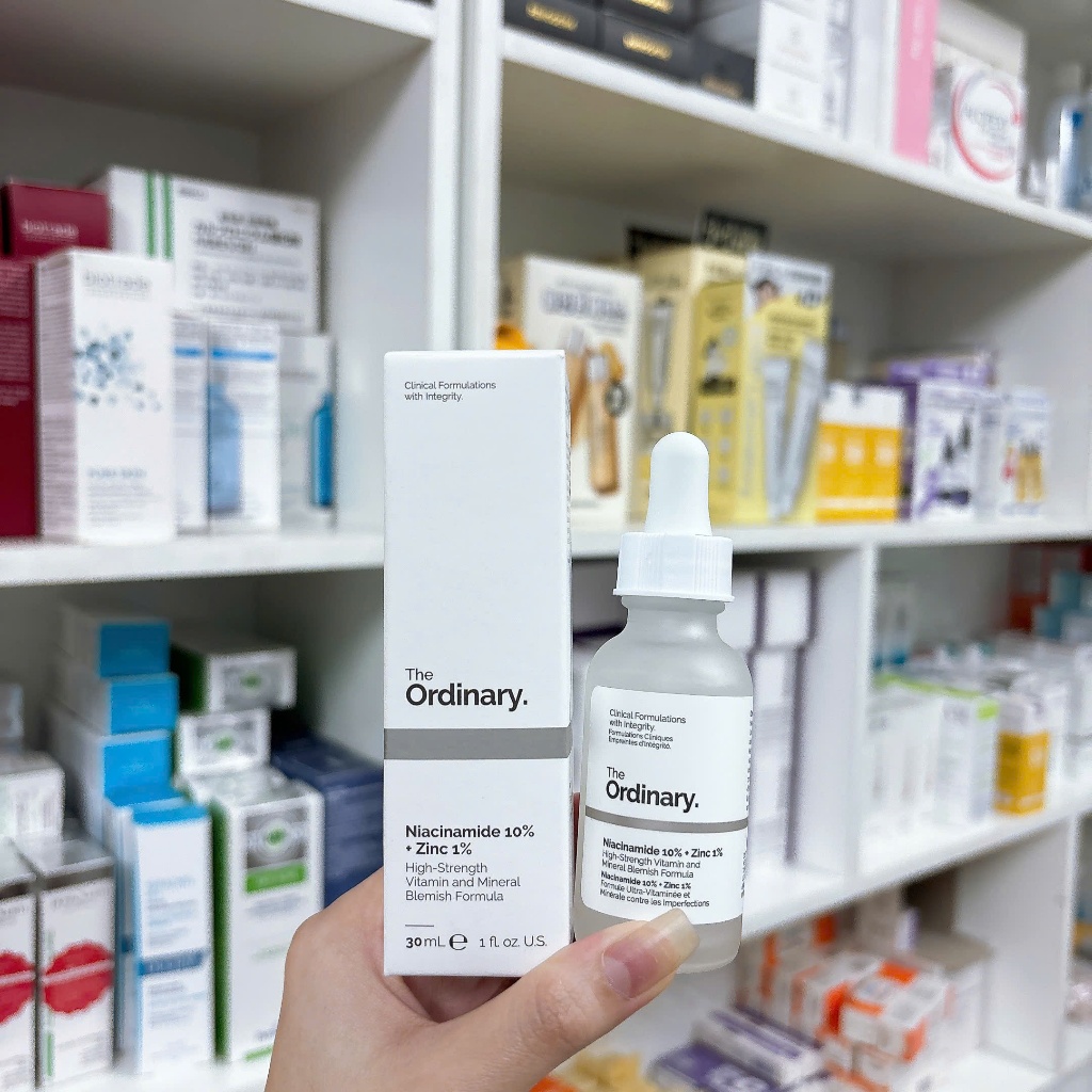 Tinh chất Niacinamide 10% + Zinc 1% - The Ordinary Giảm Mụn Thâm Hiệu Quả