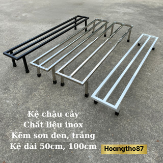 Kệ giá để chậu cây cảnh, kệ sắt đỡ chậu hoa chậu trồng rau ban công trong nhà 3 lan