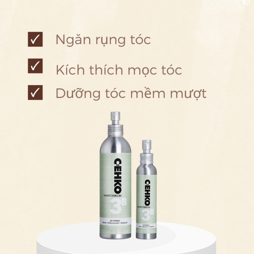 XỊT HỖ TRỢ MỌC TÓC  CEHKO HAARTONIKUM 75ml