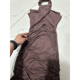 ĐẦM BODY NHÚN CHÉO CỔ BDC99