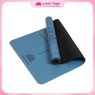 Thảm tập Yoga cao su Louis Yoga - BASIC - Siêu thấm hút, Thiết kế 2 lớp, Mặt bóng, Vệ sinh dễ dàng, Độ bám tốt