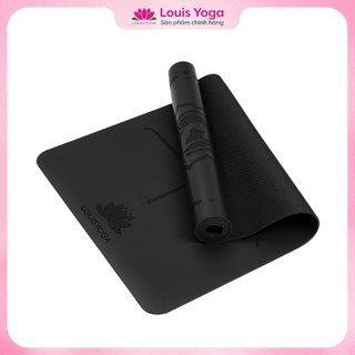 Thảm tập Yoga cao su Louis Yoga - BASIC - Siêu thấm hút, Thiết kế 2 lớp, Mặt bóng, Vệ sinh dễ dàng, Độ bám tốt