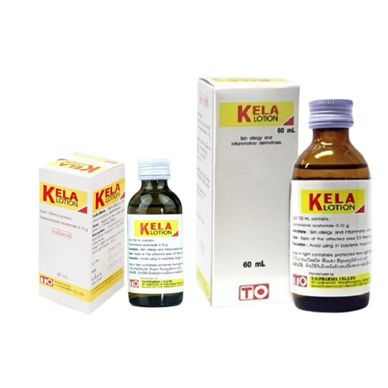 Viêm nang lông Kela, viêm lỗ chân lông kela lotion thảo dược Thái Lan 30ml, 60ml CHE TÊN