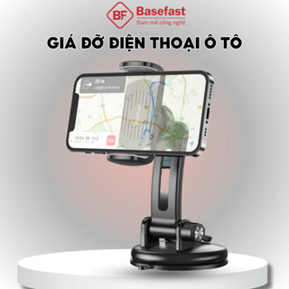 Giá đỡ điện thoại trên ô tô Basefast gắn trên Taplo , kính lái ,chất liệu cao cấp chắc chắn