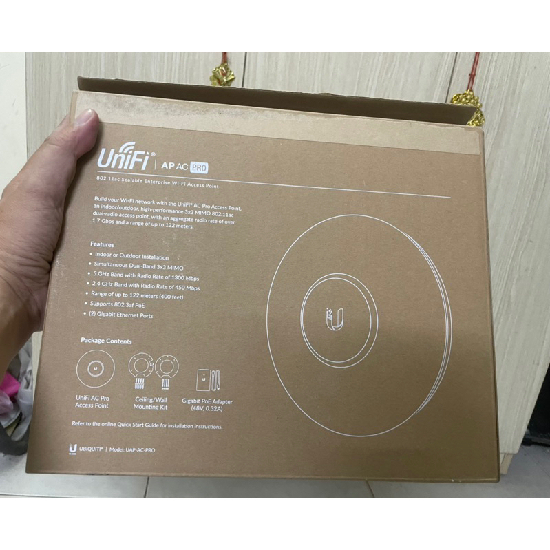 phát wifi unifi ac pro có box đẹp 97% bh 12 tháng