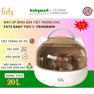 Máy úp bình sữa, tiệt trùng UVC, sấy khô & bảo quản Fatzbaby Tidy 1 FB4268WM