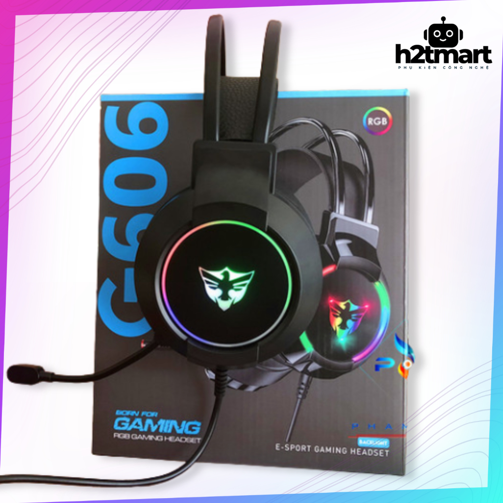 Tai Nghe Có Dây Gaming PC Có Mic G606, G608 Âm Thanh Đỉnh Chiến Game Siêu Ngon Cho Game FPS,MOBA | BigBuy360 - bigbuy360.vn