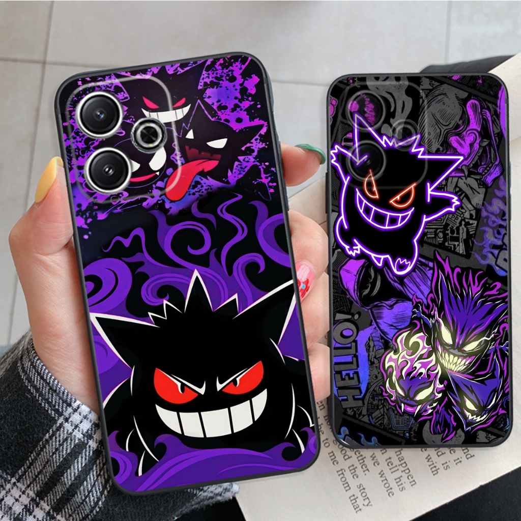 Ốp lưng Xiaomi Redmi 13 / Redmi 13 Turbo Mini Anime Pokemon Gengar Graffiti Hot trend