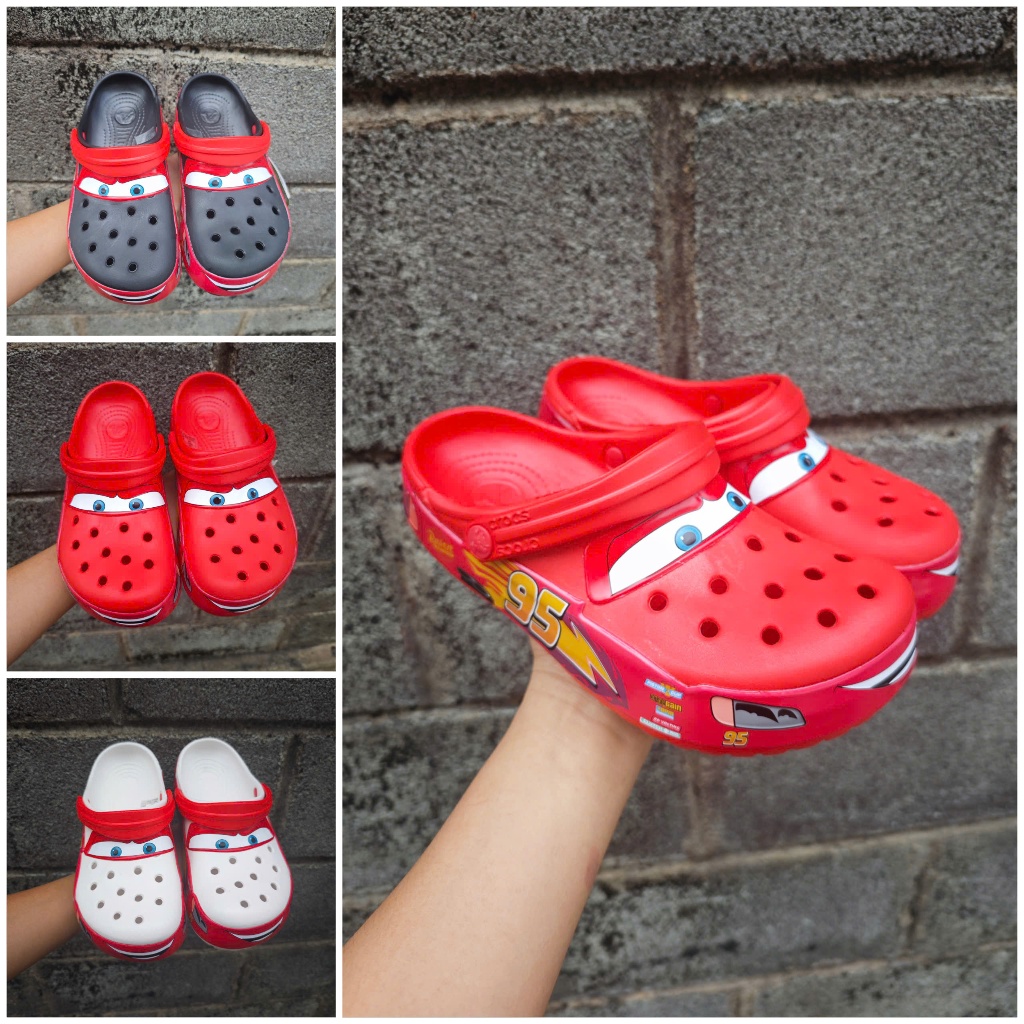 Dép sục cross Mcqueen xe hơi, sục xe hơi, cross ô tô thời trang - HÀNG SIÊU CẤP