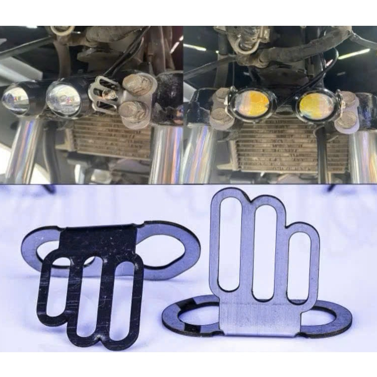 Pát Gắn Đèn Trợ Sáng Mini Bi Cầu WINNER X, WINNER EXCITER