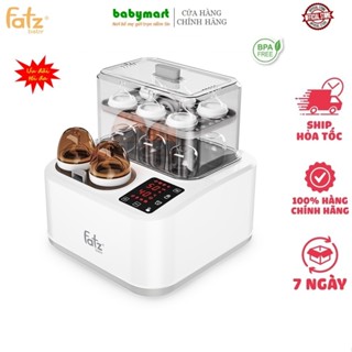 Máy tiệt trùng sấy khô, hầm cháo thông minh tích hợp máy hâm sữa Fatzbaby Captain 2 FB4315SL