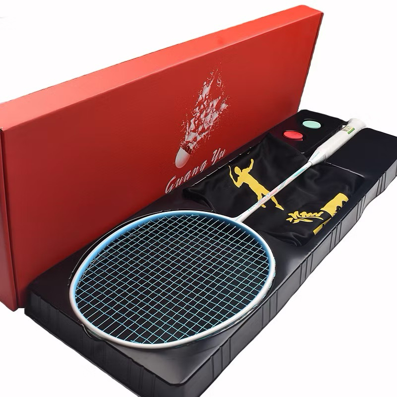 Vợt cầu lông chính hãng Guang Yu Tomahawk 77 6U G4 full carbon lực căng 28-30lbs tặng kèm hộp đựng b