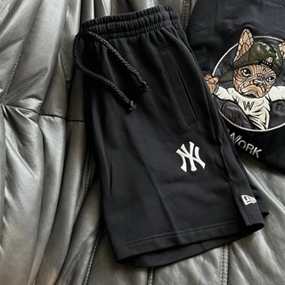 [Chính Hãng] Quần Short Nỉ Ne.w Er.a - Đen Logo NY