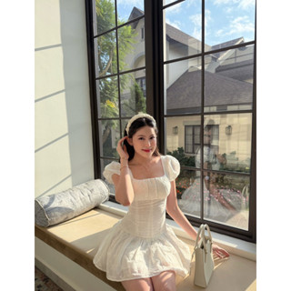 💓VÁY THIẾT KẾ CÁNH TIÊN BỒNG XOÈ JOY DRESS (BO CHUN ĐẰNG SAU)💓