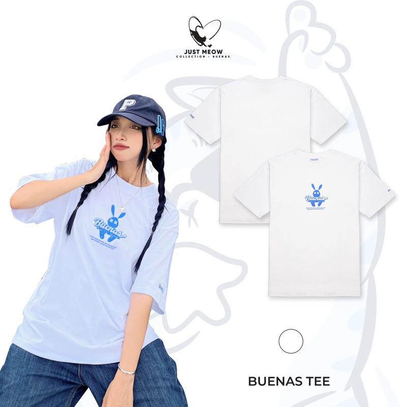 Áo thun local brand tay lỡ form rộng unisex cho nam nữ BUENAS - BRT01