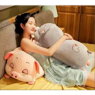 GỐI ÔM HEO LƯỜI HEO HÍ 50CM