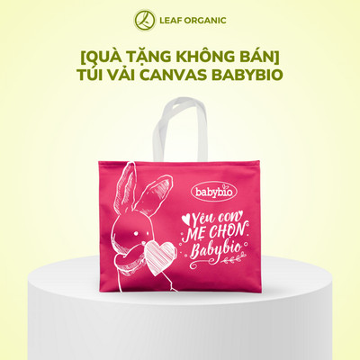 QUÀ TẶNG -Túi vải bố Babybio Dùng Đựng Đồ, Đi Chợ, Mua Sắm Tiện Dụng