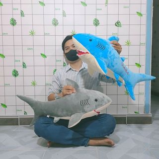 GẤU BÔNG CÁ MẬP SIZE LỚN (80cm) HÀNG VNXK