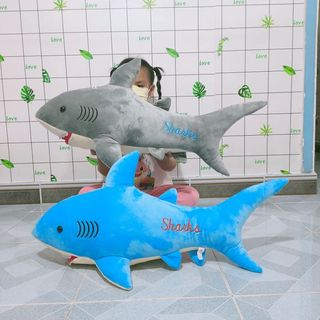 GẤU BÔNG CÁ MẬP SIZE LỚN (80cm) HÀNG VNXK