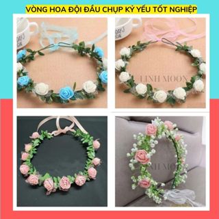 [CHỌN MẪU] Vòng Hoa Đội Đầu Chụp Ảnh Kỷ Yếu, Vòng Hoa Cô Dâu, Vòng Hoa Tốt Nghiệp