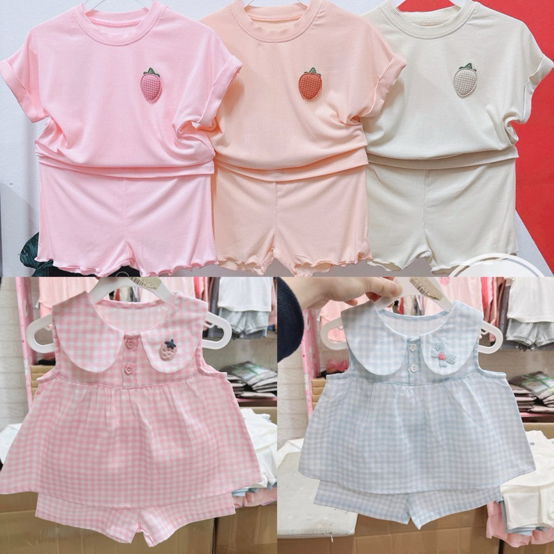 [Lullaby]Bộ cộc tay cho bé.