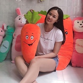 GẤU BÔNG CÀ RỐT 60CM LUÔN LÁ