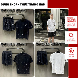  Bộ Hè Nam A Di Đát Logo Thêu Full Áo Siêu Ngầu - Bộ Cộc Nam A Di Đát Logo Thêu Cao Cấp 