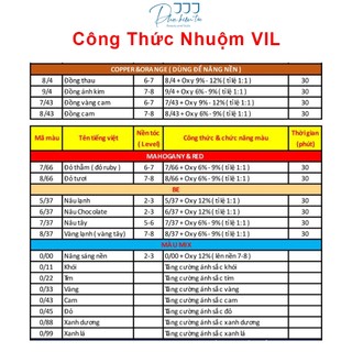 Nhuộm VIL Thảo Dược 100ml