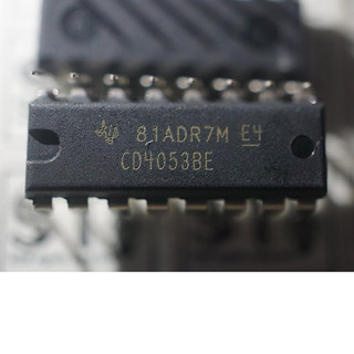  Túi 12 cái CD4053 4053 CD4053BE IC dồn tách kênh DIP-16 mới -AK4 