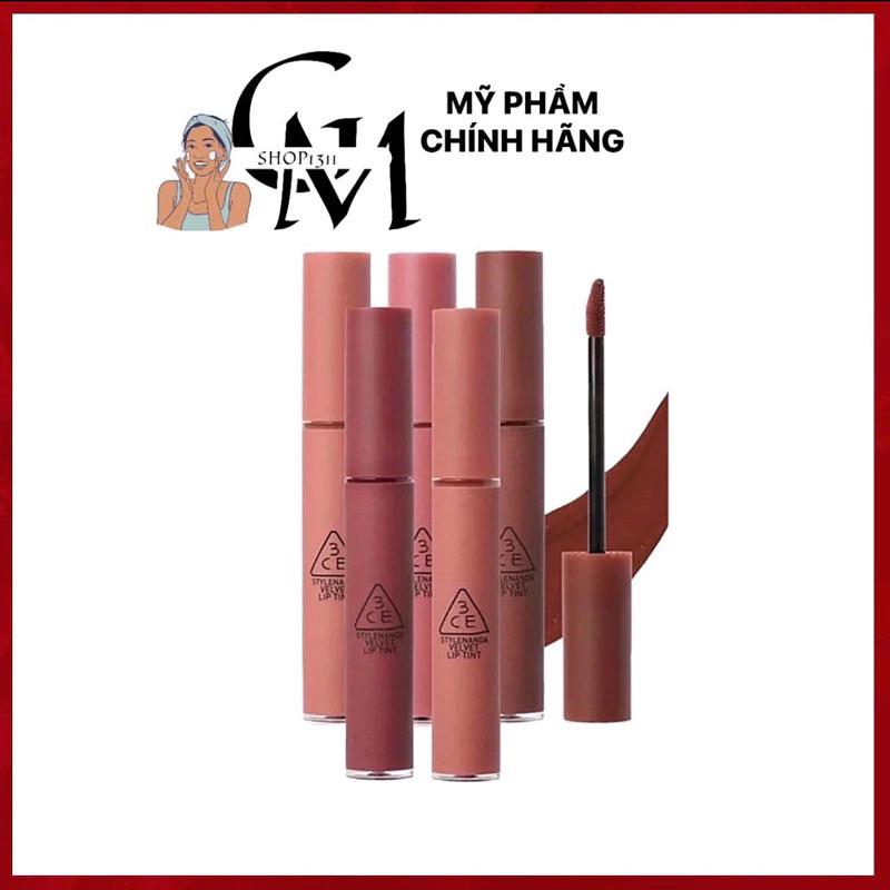 [XẢ LỖ] Son kem Lì 3ce Velvet Lip Tint 4g - Definition- Bitter Hour- Taupe- Speak Up - Cashmere Nude