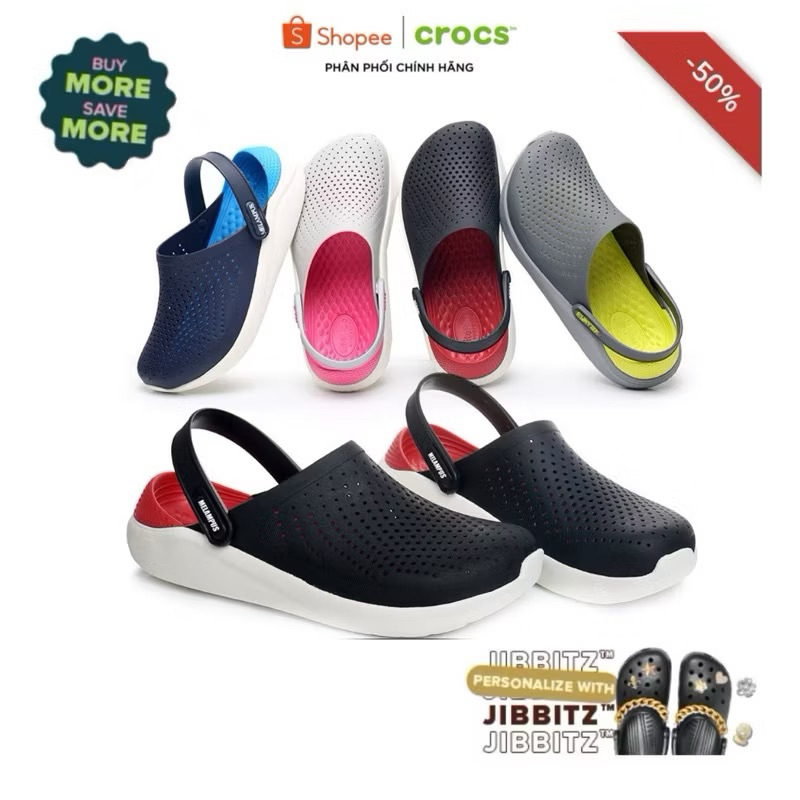 [ CHÍNH HÃNG ] Giày Clog Unisex Crocs Literide 360 Classic