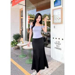 Váy SATIN - Chân váy form đuôi cá lụa satin GOLA DESIGNS