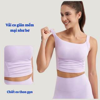 Sét Tập Gym Nữ, Áo Gym Cao Cấp Mút Sẵn, Gym, Yoga, Chạy Bộ Vải Thoáng Mát, Thấm Hút, Khử Mùi QC08