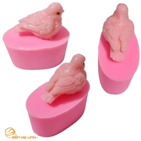 Khuôn silicon chim bồ câu size khuôn 10cm