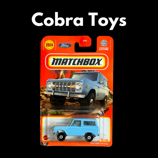 1970 FORD BRONCO - Cobra Toys - MATCHBOX - Xe mô hình tỉ lệ 1:64
