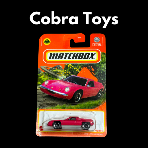 1972 LOTUS EUROPA - Cobra Toys - MATCHBOX - Xe mô hình tỉ lệ 1:64
