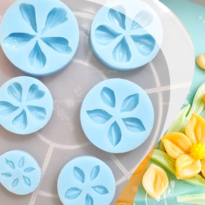 Set 6 khuôn silicon khuôn hoa cánh bay hoa bay đẹp