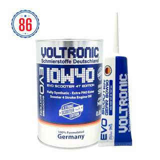 Dầu Nhớt Tổng hợp Xe Tay Ga Voltronic Evo Scooter 10w40 800ml tặng kèm nhớt láp Voltronic