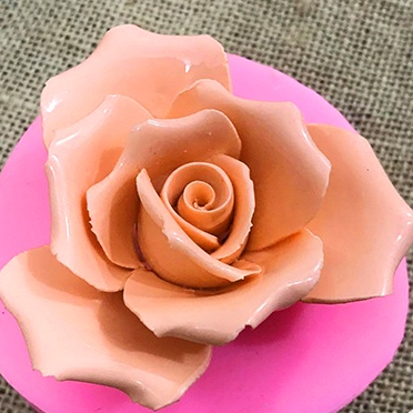 Khuôn silicon hoa hồng 8cm mã H3339