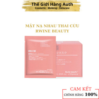 (Date mới nhất 2028) Hộp 50 Miếng Mặt Nạ Nhau Thai Cừu Rwine Nhật Bản - Dưỡng Trắng Da,Sáng Da, Cung Cấp Độ Ẩm