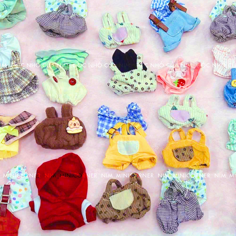 ĐỒ CHƠI - QUẦN ÁO BÚP BÊ - Set 2 túi mù quần áo Babythree Bé Ba BB3 phiên bản Tết/ V3 mini
