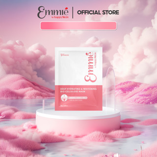 Hộp 10 Mặt Nạ Dưỡng Trắng Super Hydrating & Whitening Bio Cellulose Mask Emmié by HappySkin 25g