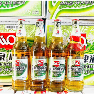 [CHỈ DÀNH CHO HỎA TỐC HÀ NỘI] Thùng 12 chai Bia Trung Quốc Liquan Xanh 500ml