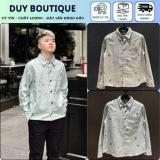 Áo Sơ Mi Nam Luôn Vui Tươi Siêu Cấp Phối Đính Đá Siêu Nét - Áo Sơ Mi Nam Hình Thêu Nổi Cực Đẹp