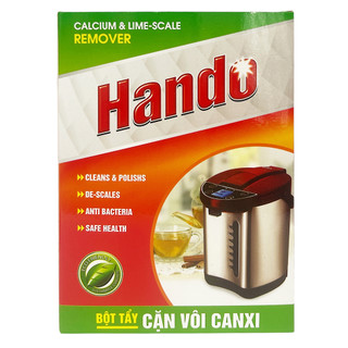 Tẩy cặn canxi ấm đun nước, cây nước, bình nước nóng lạnh Hando 100g