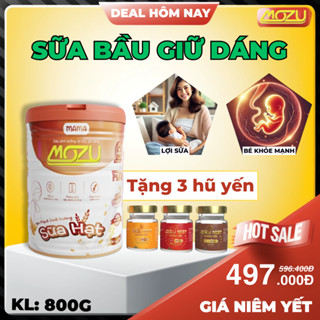 Sữa Bầu Mozu Mama 800g - Dinh Dưỡng Cho Mẹ, Tăng Đề Kháng, Phát Triển Thai Nhi, Lợi Sữa An Toàn
