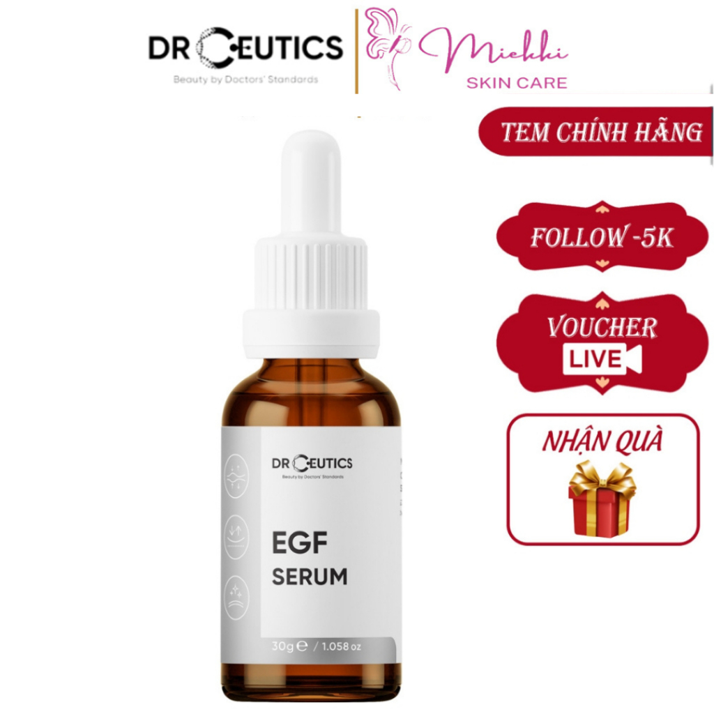 Serum EGF DrCeutics tinh chất phục hồi sau xâm lấn và trẻ hóa da 30ml